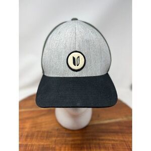 Linksoul Flex-Fit Golf Hat Cap Logo Patch OSFA Grey Green Men